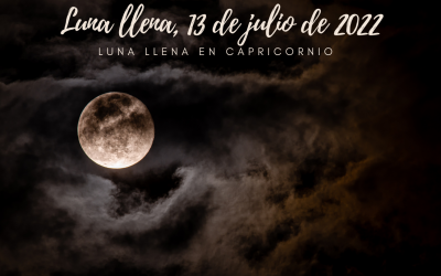 Luna llena en Capricornio, 13 de julio de 2022