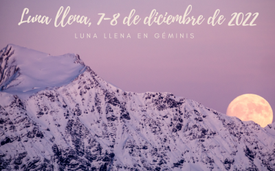 Luna llena en Géminis, 7-8 de diciembre de 2022