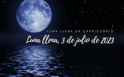 Luna llena en Capricornio, 3 de julio de 2023